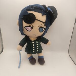 Black Butler - Anime Ciel Phantomhive Plush Stuffed w Sword 12"